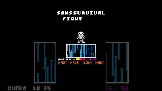 Undertale: Sans Survival Fight [No Heal] Special attack by JustSomeGuyOnline #undertale #sansfight