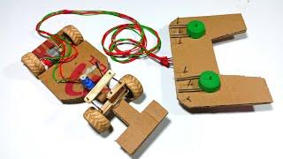 রিমোট কন্ট্রোল গাড়ি কীভাবে বানাবেন। How to Make Cardboard Rc Car - Easy