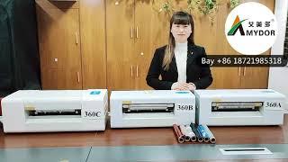 Amydor AMD360ABC digital foil printer for paper, wedding card, invitation card, certificate, PVC