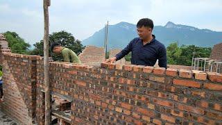 Building Roof Recovery Wall A-shaped- Using Sand Brick And Cement - Hung Building House