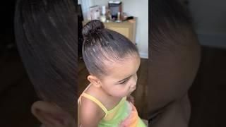 3c ballet bun 🩰 #shorts #toddlerhair #balletbun