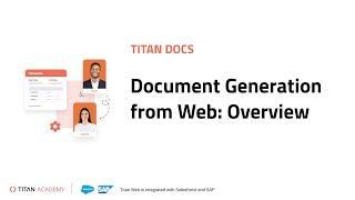 Titan Docs | Document Generation from Web - Overview