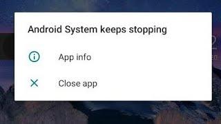 how to fix android system keeps stopping message when sharing