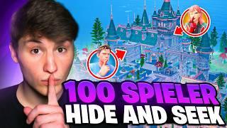 JONZY veranstaltet ein 100 Spieler HIDE & SEEK in CASTLE DOOM