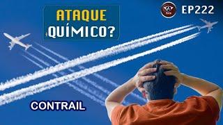 O que é aquela FUMAÇA BRANCA que sai dos aviões em voo? Contrail