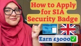 How to Apply for Security Badge/License in UK | Security Job Roles | Security Jobs in UK‍️#uk