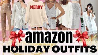 *BEST* Amazon Holiday Fashion Haul | Affordable Holiday Outfits