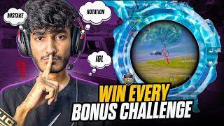 HOW TO PLAY BONUS CHALLENGE LIKE A PRO? | BGMI