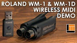 Roland WM-1 and WM-1D Wireless MIDI System [Product Demonstration]