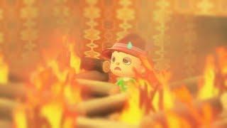 Burning my house down in Animal Crossing