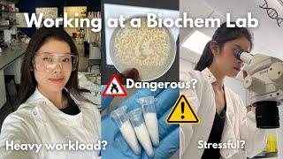 BIOCHEMISTRY Research Lab || Day in the life, Lab life, Work ￼with me, scientist