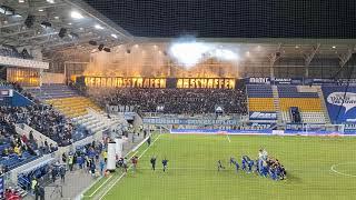 Pyro-Choreo der Jena-Ultras | FC Carl Zeiss Jena vs Greifswalder FC 1:1