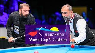 3-Cushion World Cup Blankenberge 2018 - Semih Sayginer vs Nikos Polychronopoulos