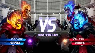 Ghost Rider and Dormammu vs Ghost Rider and Dormammu - MARVEL VS. CAPCOM: INFINITE