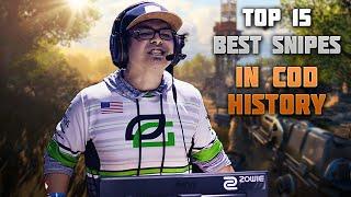 TOP 15 BEST PRO SNIPES IN COD HISTORY! (ALL CODS)