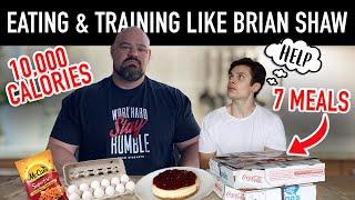 I tried Brian Shaw's DIET & WORKOUT for 24 HOURS | World's Strongest Man Diet