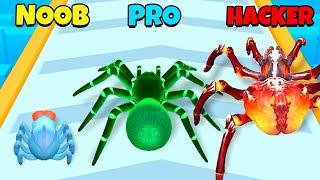 NOOB vs PRO vs HACKER - Spidermech Run