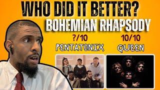 Non Vocal Coach Reacts! - PENTATONIX Bohemian Rhapsody |  PTX #pentatonix #reaction #queen