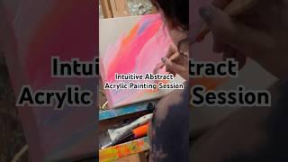 Intuitive Abstract Acrylic Painting Session 1 with Jessica Young #acrylicpainting #intuitiveart #art