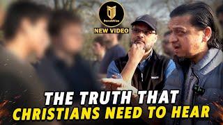 Christian Friends Uncover the Real Truth About Christianity | Mansur | Hashim | Speakers Corner