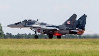ILA 2016 - Full amazing display cpt. Adrian ROJEK MiG-29A "105" - Berlin - 04.06.2016 r.