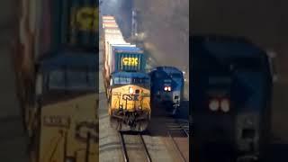 Amtrak Blows The Doors Off CSX Train at 80 MPH