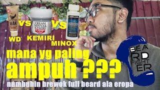 wak doyok vs cream kemiri vs minox ,mana yg paling ampuh??? numbuhin brewok full beard ala EROPA