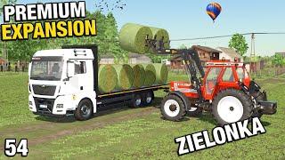 BRINGING MORE HAY BALES TO THE NEW COW FARM Zielonka FS22 Ep 54
