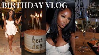 23rd BIRTHDAY VLOG + GRWM | trip to houston, spa day, dinner, hotel, pics & more