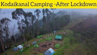 Kodaikanal Tent Camping | Drone Shots | Private Waterfalls