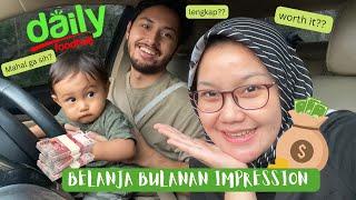 BELANJA BULANAN DI DAILY FOODHALL - OVERPRICE? || DAILY VLOG