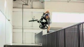 BMX mini-ramp session w/ Drew Bezanson