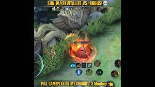 SUN WITH REVITALIZE VS. ARGUS! -MLBB #mlbbshorts #mlbbhighlights #mlbbcreatorcamp #mlbb #shorts