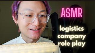 ASMR Experience: Global One Logistics Helps With Your International Move - Typing & Soft Speaking