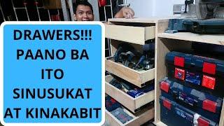 (Eng. Subs ) Part 2 - DRAWERS - paano magkabit at magsukat para sa drawers