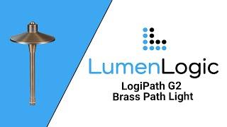 Lumen Logic™ LogiPath G2 Brass Path Light