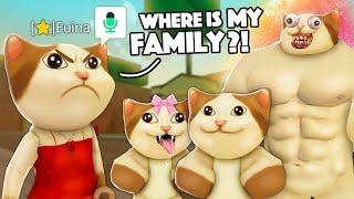 WILL MOMMY POPCAT FIND HER FAMILY IN DA HOOD VOICE CHAT? (Funny Moments)