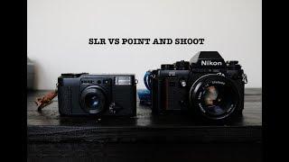 SLR vs Point and Shoot film cameras - which is right for you