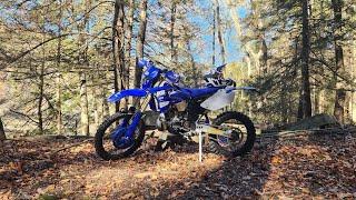 yz250 odi grips ride report #yz250 #odigrips #blucru #enduro