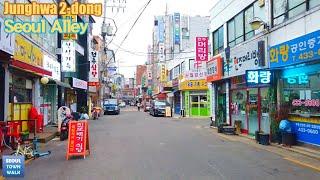 【4K】 Walk Seoul Korea - 서울 중화2동 골목 걷기 (중화동) | Junghwa 2-dong Alleys [중랑구2 | Jungnang-gu2] 14(2)-14