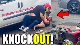 WHEN BIKERS FIGHT BACK | EPIC & CRAZY MOTORCYCLE MOMENTS 2024 - #88