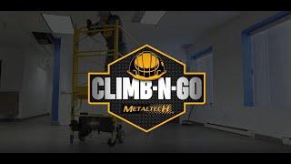 The Metaltech Climb-n-go, the electric motor for Baker type scaffolding