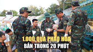 Trận địa pháo hoa mừng 20 thành phố Cần Thơ trực thuộc trung ương