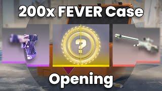 Opening 200 NEW CS2 Fever Cases! (Gold Unbox)