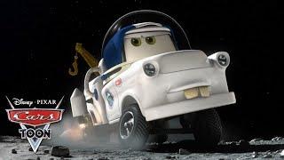  Mater Explores Outer Space! | Cars Toons | Disney Kids