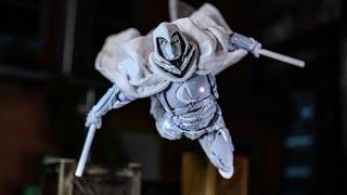 New Moonknight revoltech action figure in hand images this looks stunning