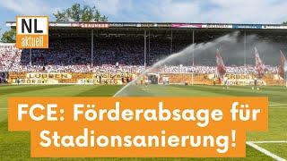 FC Energie Cottbus | Paukenschlag für die Stadionsanierung, Präsident Lemke sauer und enttäuscht