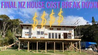 New House Build in NZ  : FINAL Price Break Down of NEW House Build