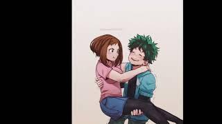 deku and ochaco ( AMV ) in the name of love