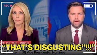 Watch JD Vance ATTACK Host After FACT CHECK... only gets WORSE